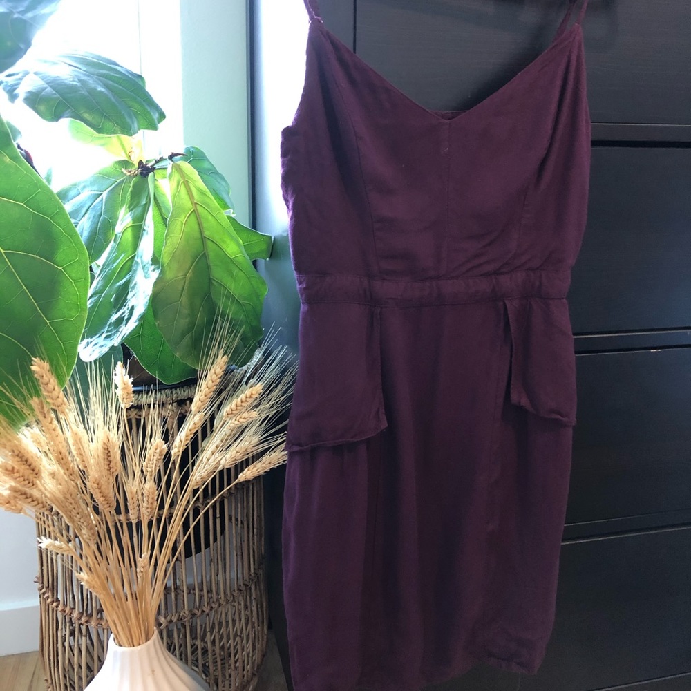 Purple mini dress